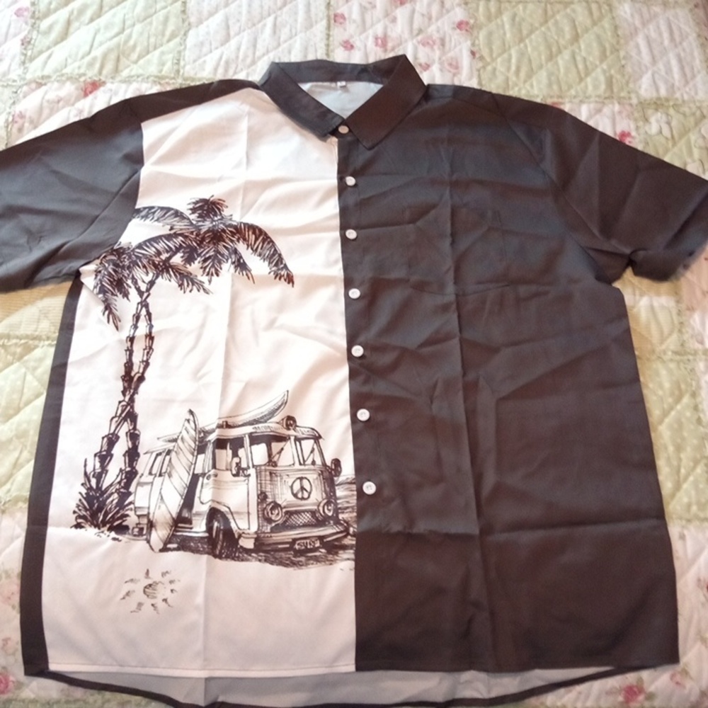 Men's VW Bus Hawaiian Shirt